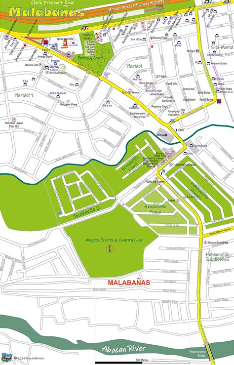 malabanias angeles city zip code|Malabanias Map .